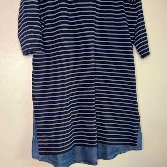 J. Jill striped long sleeve sweater pullover dress with pockets MP - Picture 3 of 8